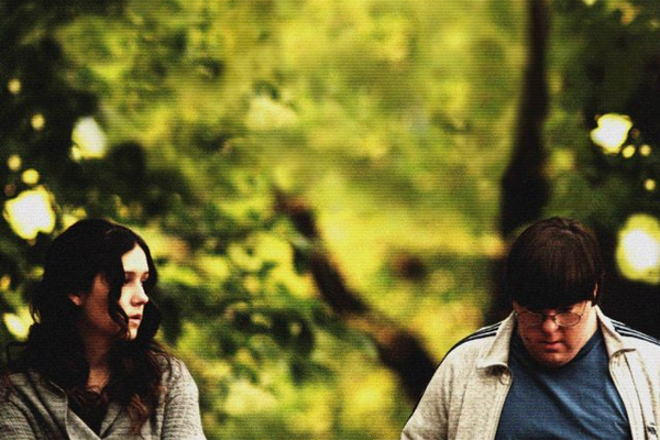 Shannon Woodward and Evan Sneider