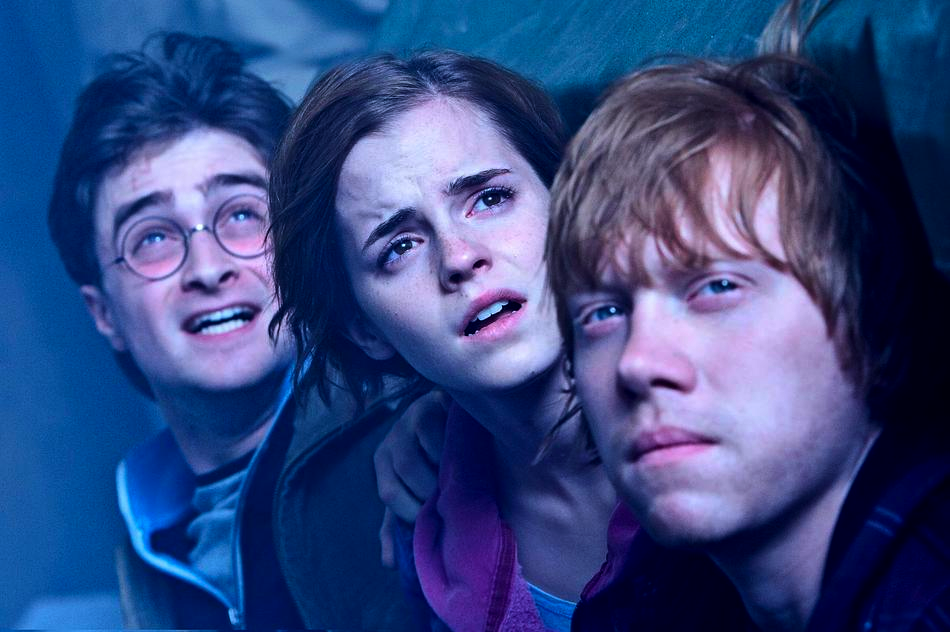 Daniel Radcliffe, Emma Watson, and Rupert Grint