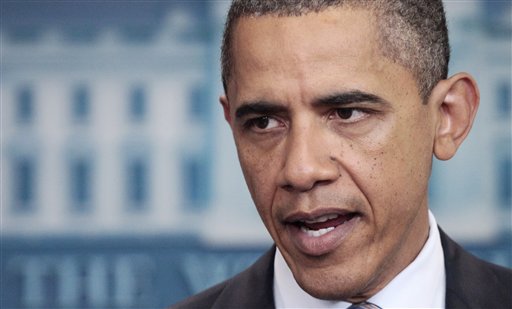 President Barack Obama talks about the ongoing budget negotiations, Thursday, July, 7, 2011, in the briefing room at the White House in Washington. (AP Photo/Pablo Martinez Monsivais) (AP)