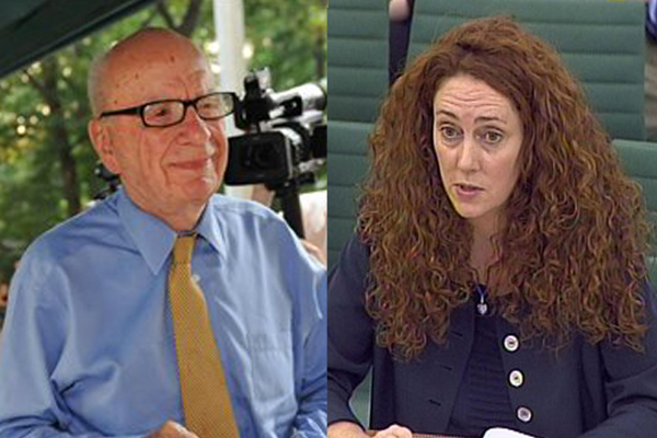 Rupert Murdoch and Rebekah Brooks