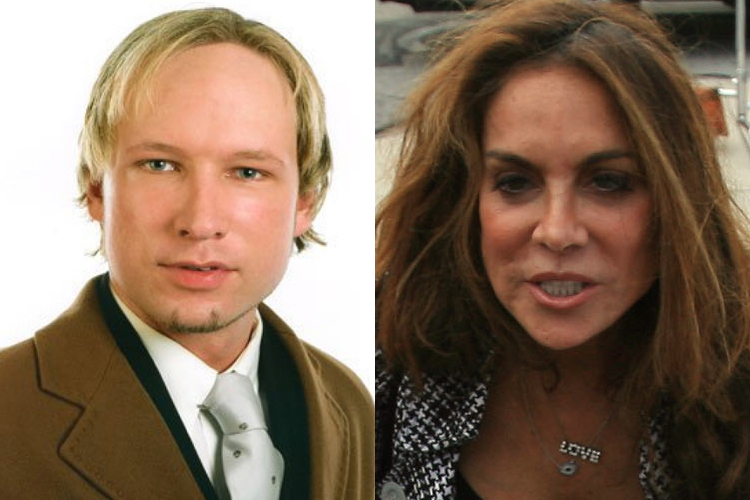 Anders Breivik and Pamela Geller