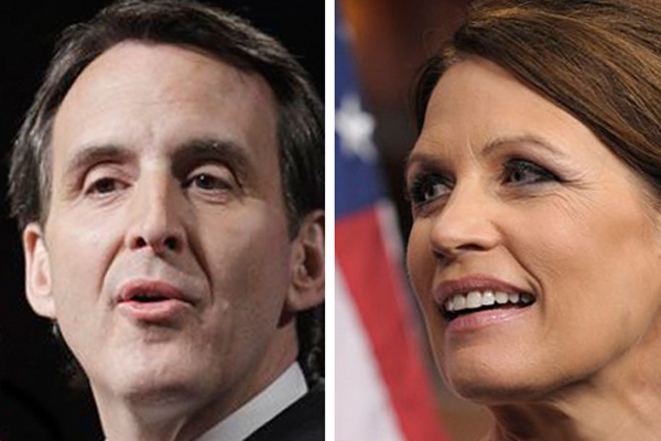 Tim Pawlenty and Rep. Michele Bachmann