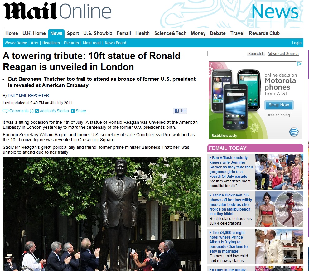 Poor Baroness Thatcher!