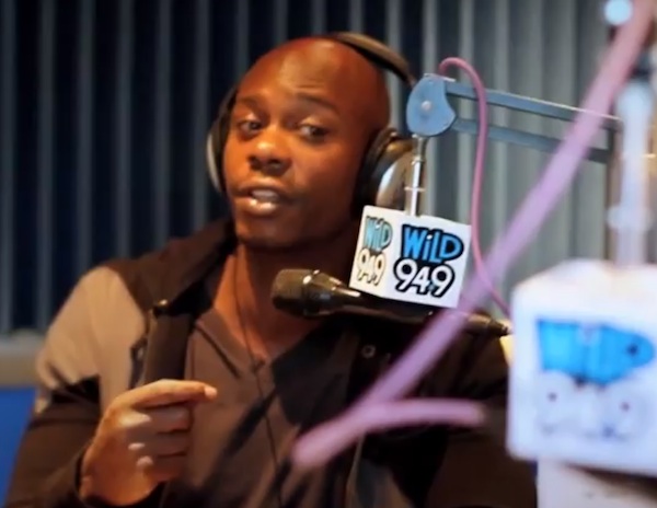 Dave Chappelle on "reverse Kramer" fears.