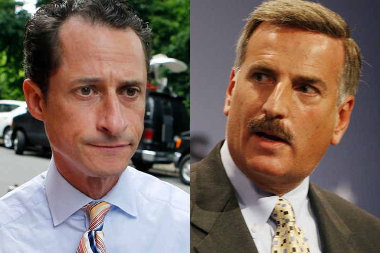 Anthony Weiner and David Weprin