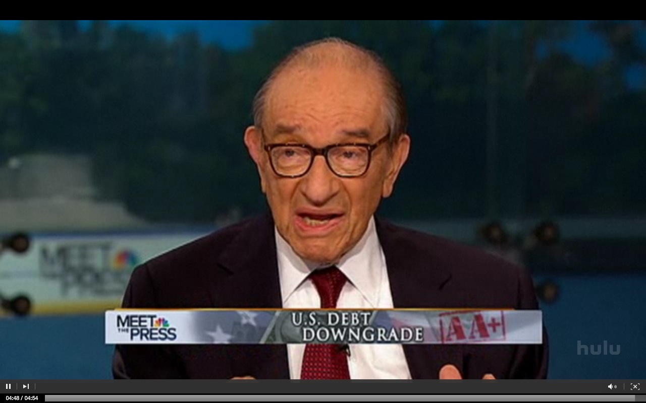 Former Federal Reserve chairman Alan Greenspan