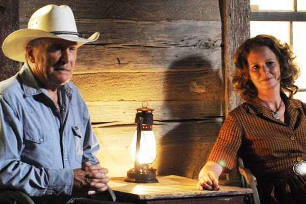Robert Duvall and Melissa Leo in "Seven Days in Utopia"