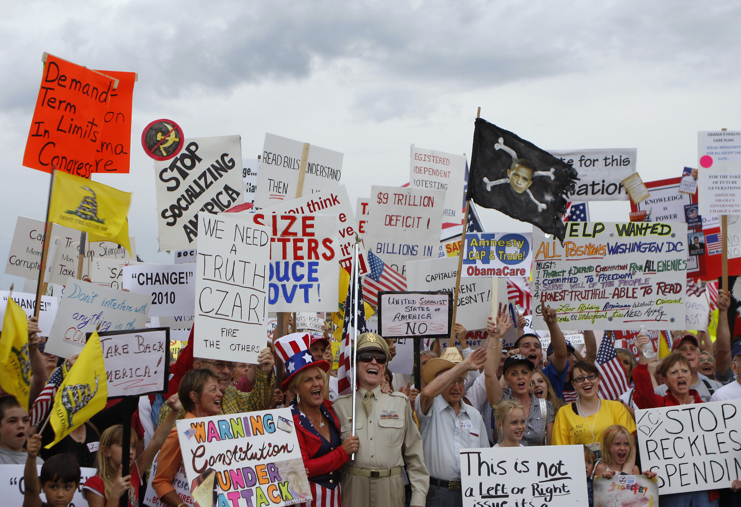 Tea Party protesters (Reuters)