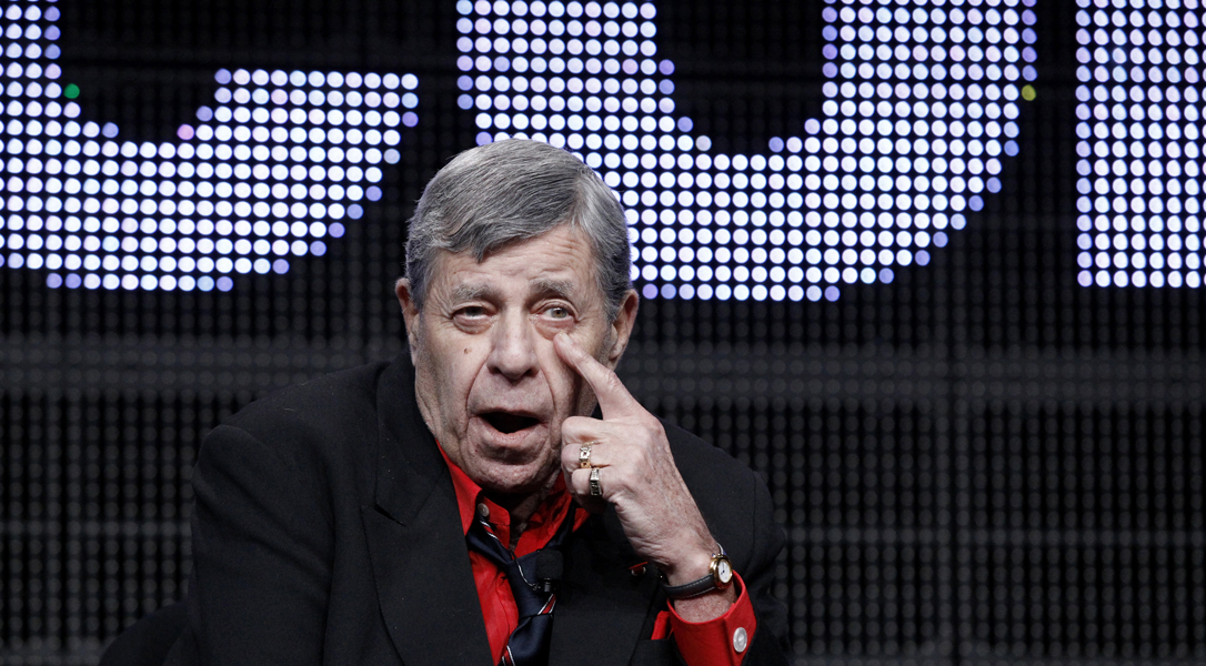 Actor and comedian Jerry Lewis speaks during the encore session for "The Method to the Madness of Jerry Lewis" at the 2011 Summer Television Critics Association Cable Press Tour in Beverly Hills, California July 29, 2011.    REUTERS/Mario Anzuoni (UNITED STATES - Tags: ENTERTAINMENT) (Â© Mario Anzuoni / Reuters)