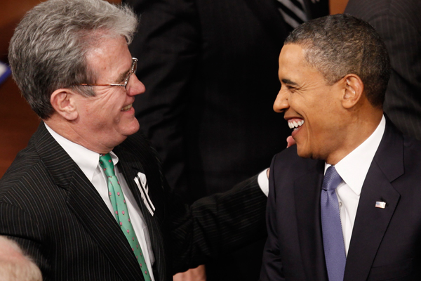 Tom Coburn and Barack Obama