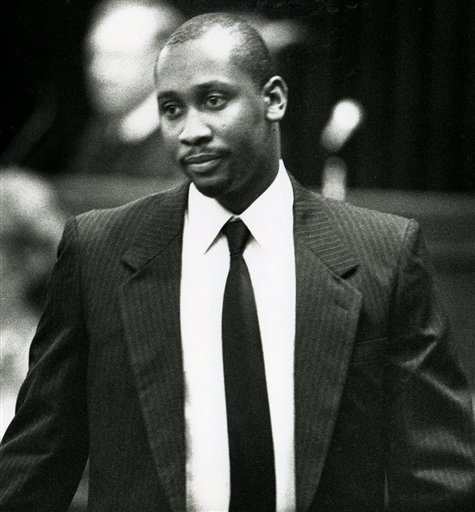 FILE - This Aug. 22, 1991 file photo shows Troy Anthony Davis entering Chatham County Superior Court in Savannah, Ga., during his trail in the shooting death of off-duty police officer Mark MacPhail. Georgia's pardons board on Tuesday, Sept. 20, 2011, rejected clemency for Davis despite high-profile support for his claim that he was wrongly convicted of killing MacPhail in 1989. Davis is set to die on Wednesday, Sept. 21. It is the fourth time in four years his execution has been scheduled by Georgia officials.  (AP Photo/The Savannah Morning News, File) (AP)