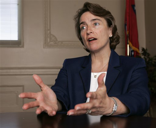 In this photo taken May 25, 2010, Sen. Blanche Lincoln, D-Ark., is interviewed at her campaign headquarters in Little Rock, Ark. In the home state of former President Bill Clinton, and elsewhere, party leaders and structures are being bypassed _ undermined, in some cases _ by free-agent candidates who declare their independence from the political establishment while aligning themselves with special interests. "This is an election like no other," says Lt. Gov. Bill Halter, a union-backed candidate who has forced Democratic Sen. Blanche Lincoln into a June 8 runoff. (AP Photo/Danny Johnston) (AP)