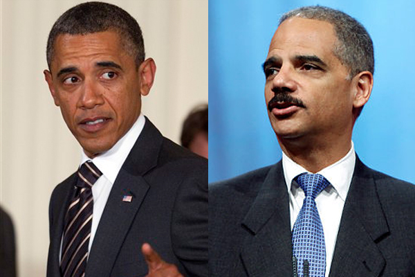 President Obama and Eric Holder