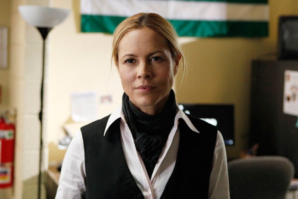 Maria Bello as Detective Jane Timoney in the NBC remake of "Prime Suspect."