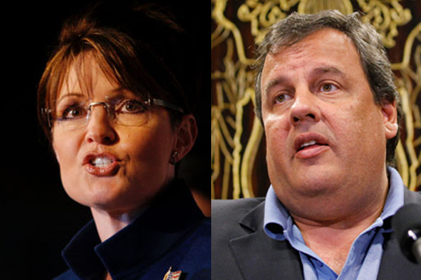 Sarah Palin and Chris Christie (AP)