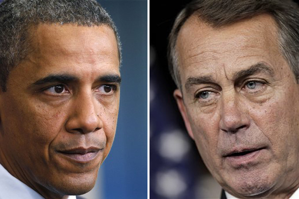 House Speaker John Boehner of Ohio speaks during a news conference on Capitol Hill in Washington, Thursday, July 28, 2011. (AP Photo/J. Scott Applewhite) (J. Scott Applewhite)