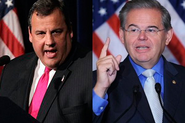 Chris Christie and Bob Menendez (AP)