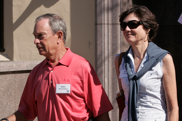 Michael Bloomberg and Diane Taylor (AP)