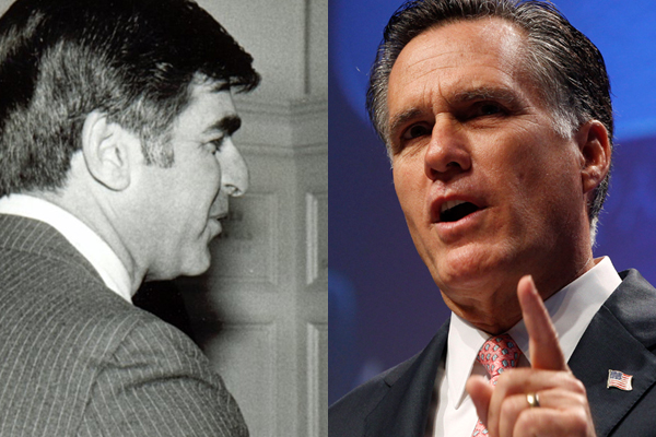 Michael Dukakis and Mitt Romney (<span about='http://www.flickr.com/photos/andrewmalone/107748449/' xmlns:cc='http://creativecommons.org/ns#'><a href='http://www.flickr.com/photos/andrewmalone/107748449/' rel='cc:attributionURL' target='_blank'>Andrew Malone</a> / <a href='http://creativecommons.org/licenses/by/3.0/' rel='license' target='_blank'>CC BY 3.0</a></span> / Reuters)