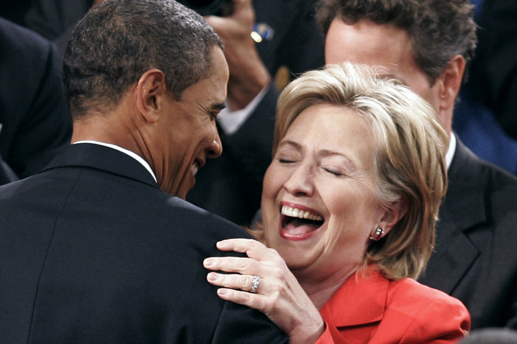 President Obama and Secretary of State Clinton (Joshua Roberts / Reuters)