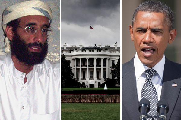 Anwar al-Awlaki, the White House and President Barack Obama (<a href='http://en.wikipedia.org/wiki/File:Anwar_al-Awlaki_sitting_on_couch,_lightened.jpg'>Muhammad ud-Deen</a>/iStockphoto: P_Wei/AP)
