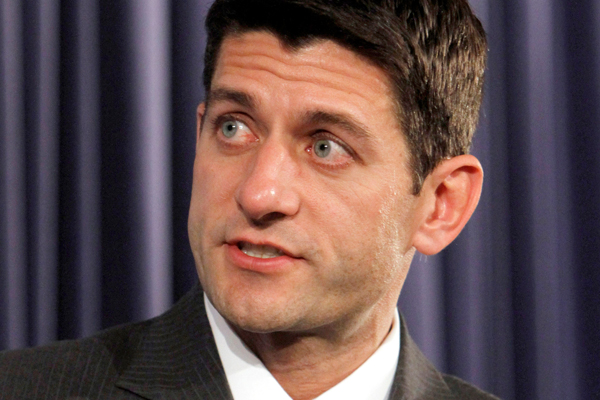 Paul Ryan speaks at the Heritage Foundation on Wednesday. (AP/Jacquelyn Martin)