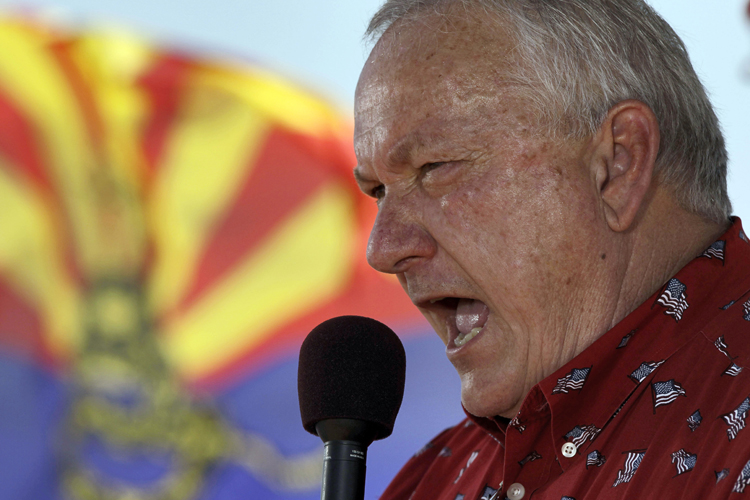 The forcibly retired Russell Pearce, Tea Party leader (AP/Matt York)
