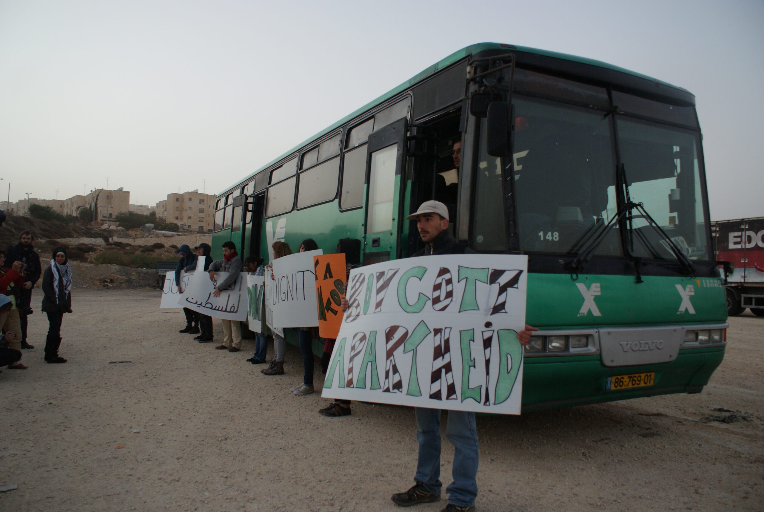 Palestinian freedom riders challenge segregated public transportation in the Israeli-occupied West Bank (Khaled Diab)