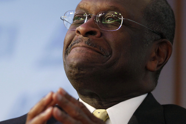 Republican presidential candidate Herman Cain (Larry Downing / Reuters)