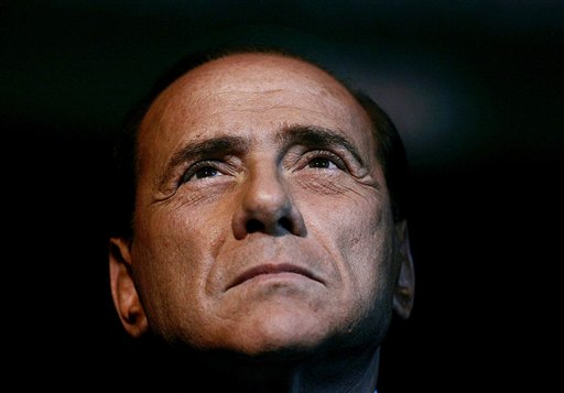 Former Italian Premier Silvio Berlusconi (AP Photo/Gregorio Borgia)