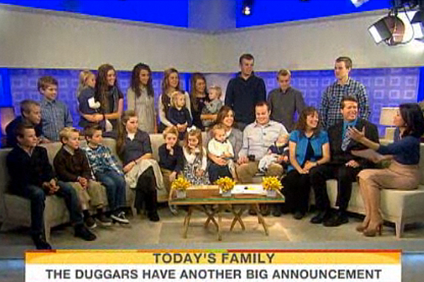 The Duggars appear on Tuesday morning's "Today Show" (NBC)