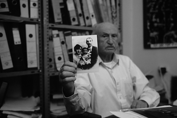 Tuviah Friedman (23 January 1922 -- 13 January 2011) was a Nazi hunter and director of the Institute for the Documentation of Nazi War Crimes in Haifa, Israel. (Courtesy of Jonathan Silvers/Saybrook Productions)