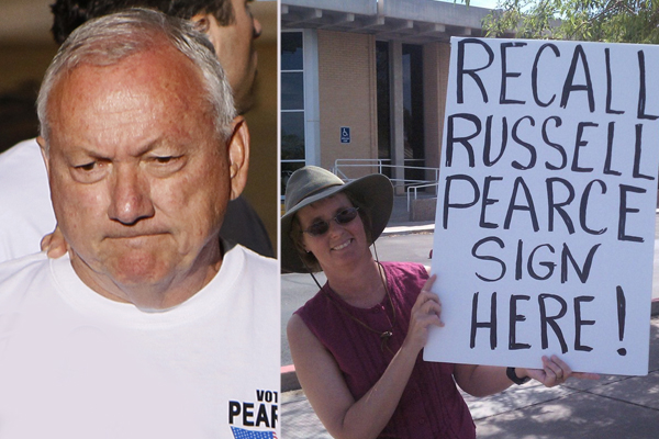 Russell Pearce and the author, Amy McMullen (AP/Matt York/Bob McMullen)