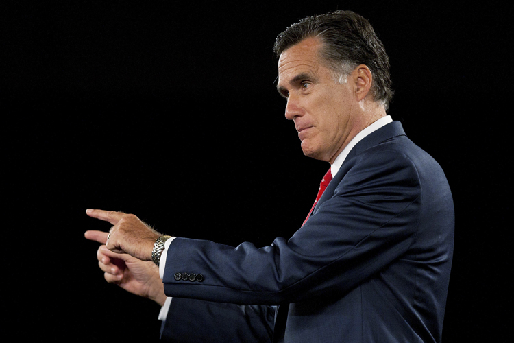 U.S. Republican presidential candidate and former Massachusetts Governor Mitt Romney (Chris Keane / Reuters)