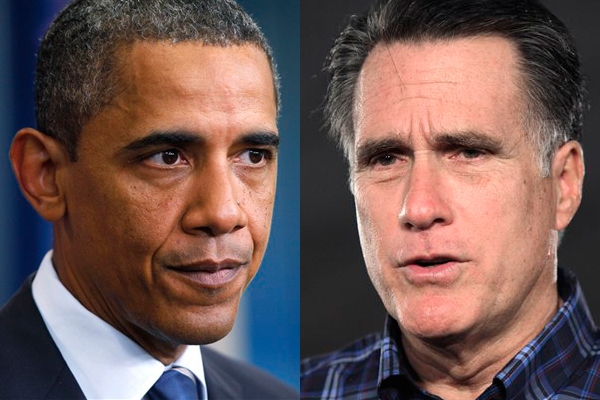 President Barack Obama and Mitt Romney (AP)