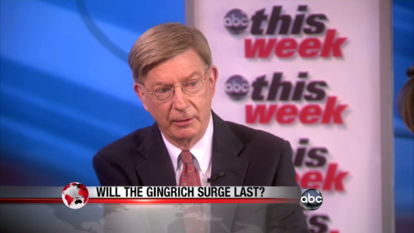 George Will on ABC's "This Week" (HuffingtonPost)