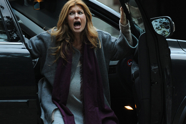 Vivien Harmon (Connie Britton) prepares for a big event on "American Horror Story." (FX)