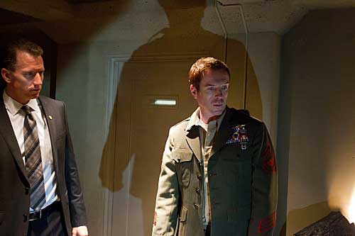 Moment of truth: Nick Brody (Damian Lewis) wrestles with destiny on the season finale of "Homeland." (Showtime)