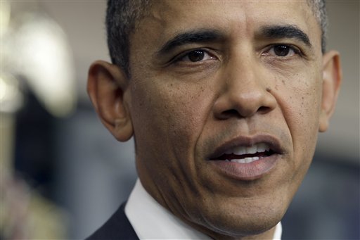 President Barack Obama speaks during a news conference in the White House briefing room in Washington, Thursday, Dec. 8, 2011. (AP Photo/Carolyn Kaster) (AP)