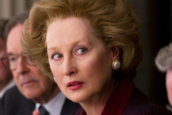 Meryl Streep as Margaret Thatcher in "The Iron Lady"