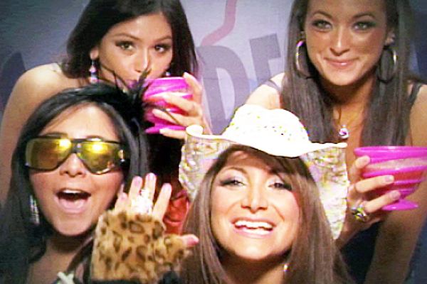 The girls of MTV's "Jersey Shore"