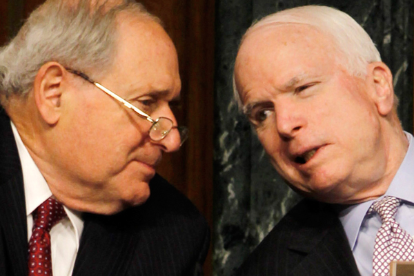 Carl Levin and John McCain (Reuters/Jason Reed)