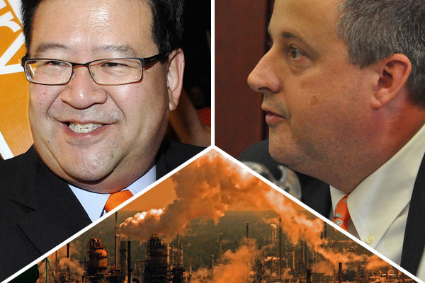 Canadian diplomat Gary Mar and oil industry lobbyist Michael Whatley (Reuters/<a href='http://www.shutterstock.com/pic.mhtml?id=28983262'>Ken Durden</a>/<a href='http://www.flickr.com/photos/republicanconference/with/3508402456/'>republicanconference</a>)