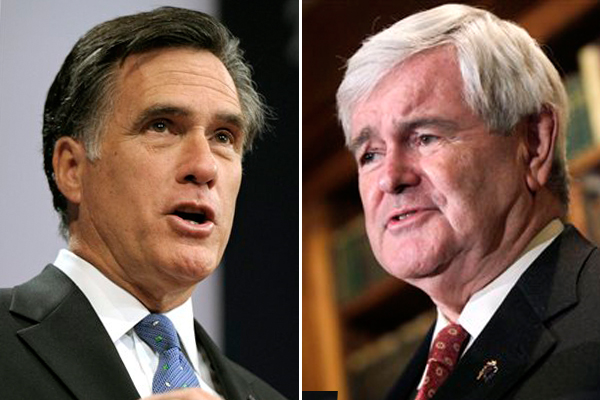 Mitt Romney and Newt Gingrich (AP)