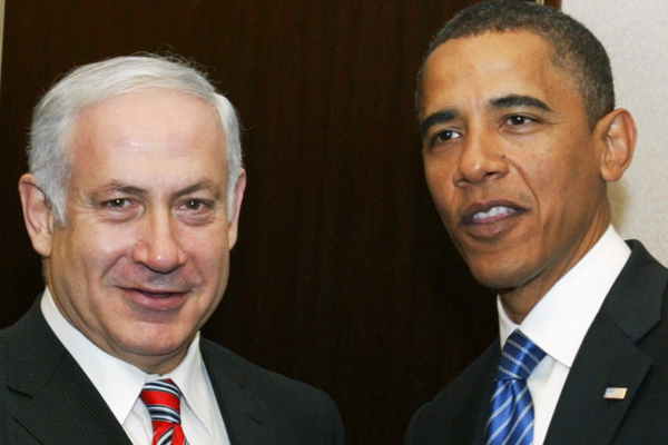 Benjamin Netanyahu and Barack Obama (AP/Olivier Fitoussi)