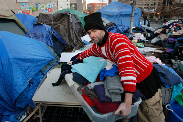 Occupy Boston on the eve of eviction (AP/Steven Senne)