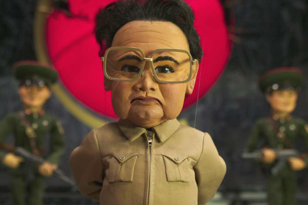 Kim Jong Il in "Team America"