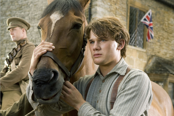 Jeremy Irvine in "War Horse"