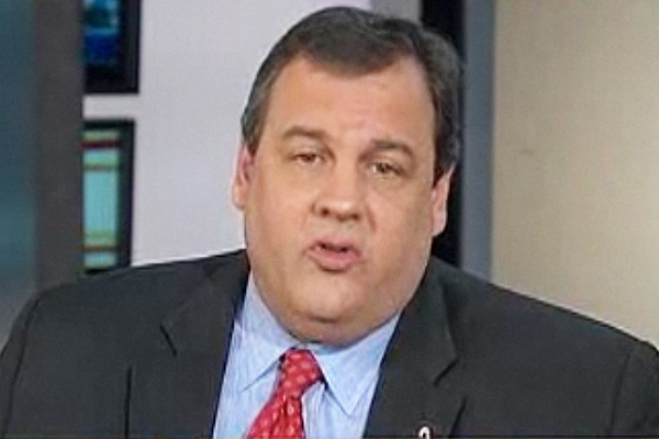 Chris Christie (MSNBC screenshot)