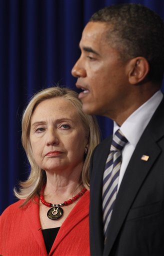 Secretary of State Hillary Rodham Clinton and President Obama (AP)